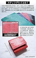 スティングレイ 二つ折り財布 キャビア加工 ゴールドファスナー ピンク l字ファスナー財布 二つ折り財布 エイ革 スティングレイハーフ